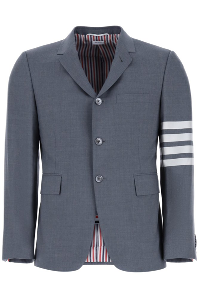 Thom Browne 4-bar Blazer In Grey