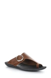 Fly London Mica Slide Sandal In 006 Cognac Brooklyn