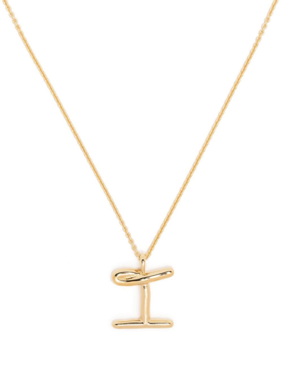 Missoma I Initial 18kt Gold-plated Necklace