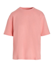 Khaite Mae Short-sleeve Cotton T-shirt In Pink