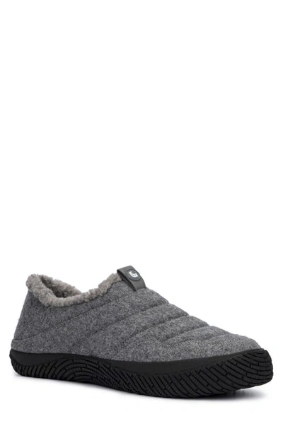 Hybrid Green Label Wooly Slipper In Grey