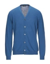 Zanone Cardigans In Blue