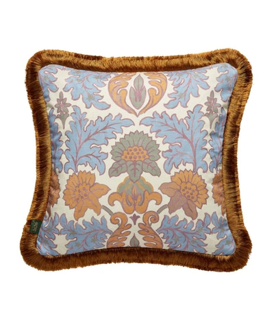 House Of Hackney Medium Linen-blend Emania Cushion (45cm X 45cm) In Multi