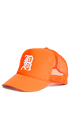 R13 Embroidered Logo Baseball Cap In Orange