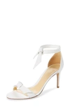 Alexandre Birman Clarita Ankle Tie Sandal In White