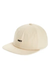 Obey Bold Baseball Cap In Unbleached