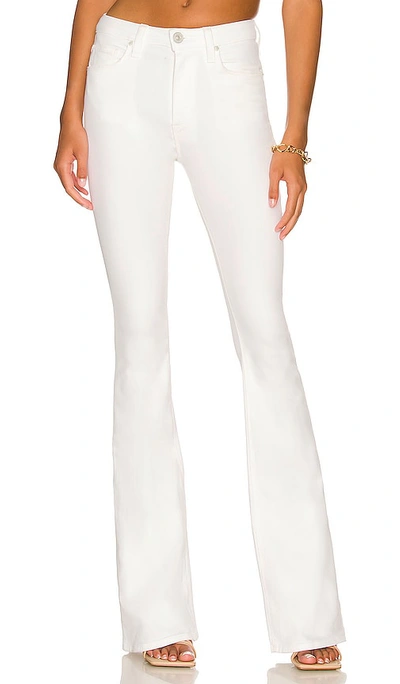 Hudson Holly High-rise Stretch Flare Jeans In White