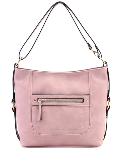 Inc International Concepts Riverton Hobo, Created For Macy's In Rose Dust