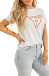 Guess Classic Fit Logo Graphic Tee In Airway Blue
