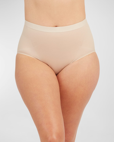 Spanx Thinstincts 2.0 High-waist Briefs In Champagne Beige