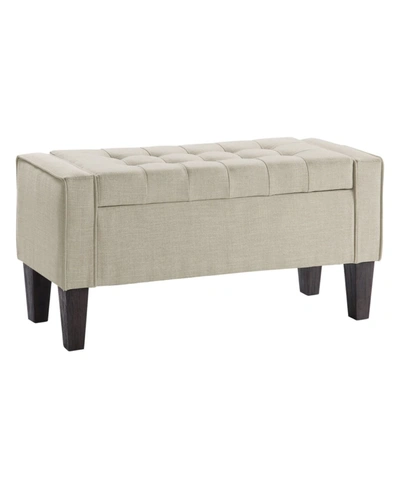 Osp Home Furnishings Baytown Storage Bench In Linen Fabric