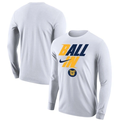 Nike Men's  White North Carolina A&t Aggies Legend Bench Long Sleeve T-shirt