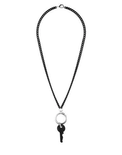 Mm6 Maison Margiela Necklace In Black