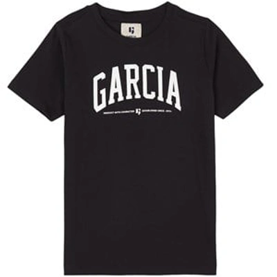 Garcia Kids' Branded T-shirt Black
