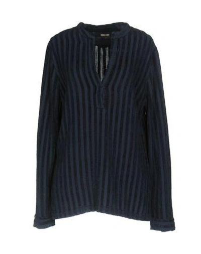 Massimo Alba Blouse In Dark Blue