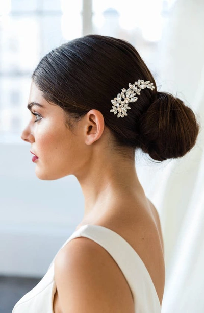 Brides And Hairpins Cameo Comb In Silver