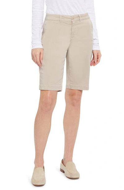 Nydj Bermuda Shorts In Feather Feath