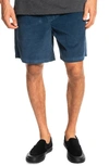 Quiksilver Taxer Corduroy Shorts In Insignia Blue
