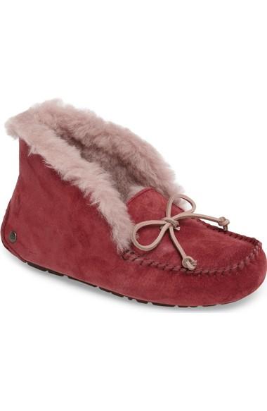 uggpure alena suede slipper bootie