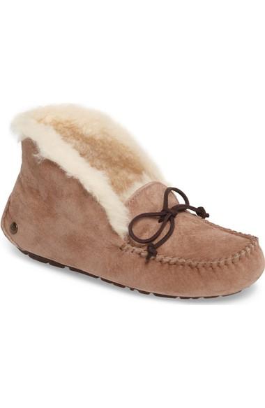 alena suede slipper bootie