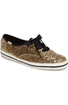 Keds Glitter Sneaker In Gold