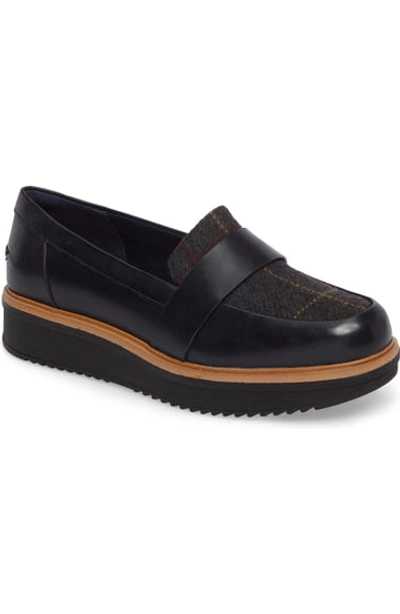 Clarks Teadale Elsa Loafer In Black Leather