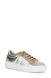 Bos. & Co. Monic Platform Sneaker In Tan/ Gold/ White/ Beige