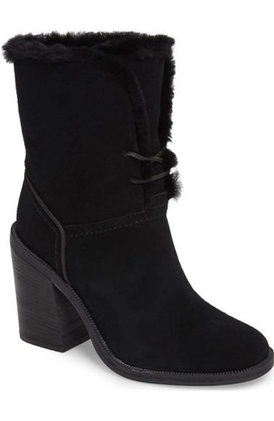 Ugg Jerene Genuine Shearling Lined Boot In Black Suede | ModeSens
