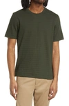 Ted Baker Kingsrd Textured T-shirt In Green