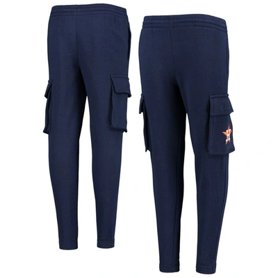 Outerstuff Kids' Youth Navy Houston Astros Players Anthem Fleece Cargo Pants