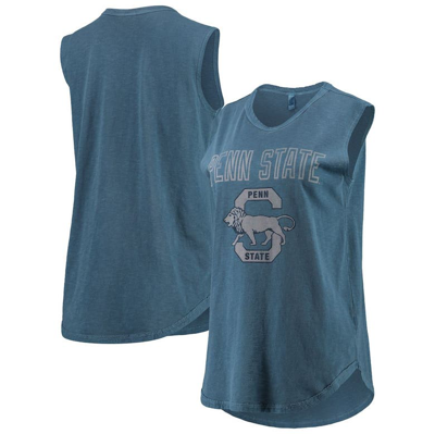 Alternative Apparel Navy Penn State Nittany Lions Inside Out Washed Tank Top