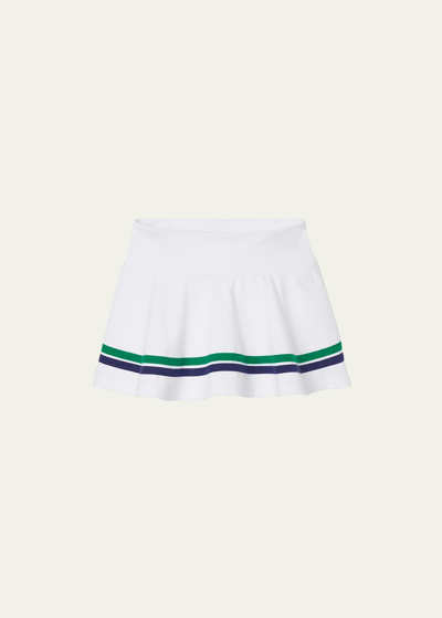 Classic Prep Childrenswear Kids' Girl's Tinsley Tennis Skirt In Bright White