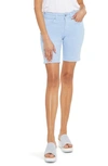 Nydj Ella Side Slit Denim Shorts In Clear Sky