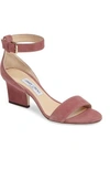 Jimmy Choo Edina Ankle Strap Sandal In Vintage Rose