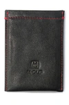 M Clip Rfid Card Case In Black
