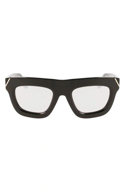 Victoria Beckham 51mm Sculptural Square Sunglasses In Multi