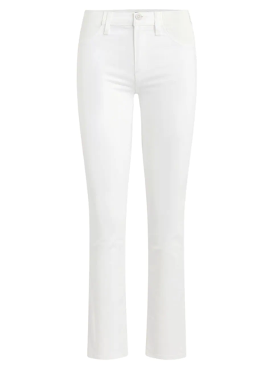 Hudson Nico Mid Rise Skinny Maternity Jeans In White