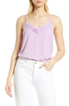 1.state Pintuck V-neck Camisole In Violet Tulle