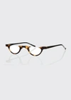 Eyebobs Topless Semi-rimless Acetate Readers In Brown Pattern