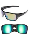 Oakley Turbine H2o 65mm Polarized Sunglasses - Black