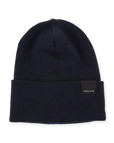 Canada Goose Ranger Toque Knit Beanie Hat In Navy | ModeSens