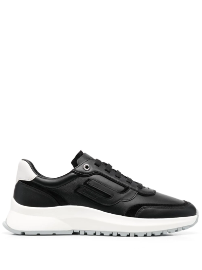 Bally Embossed-logo Detail Low-top Sneakers In Black