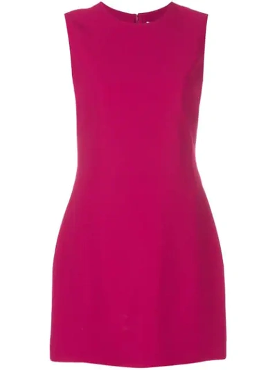 Givenchy Sleeveless Cady-stretch Fitted Cocktail Dress In Fuchsia