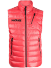 Mackage Men's Hardy Quilted Down Puffer Vest In Red