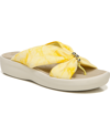 Bzees Promise Sandal In Yellow Fabric