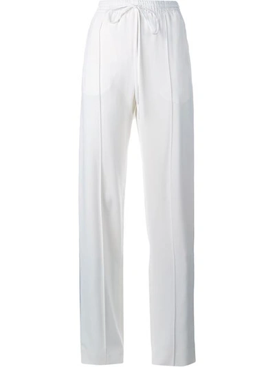 Chloé Drawstring Cady Track Pants, White