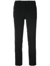 Altuzarra Tristan Mid-rise Slim-leg Cropped Trousers In Black