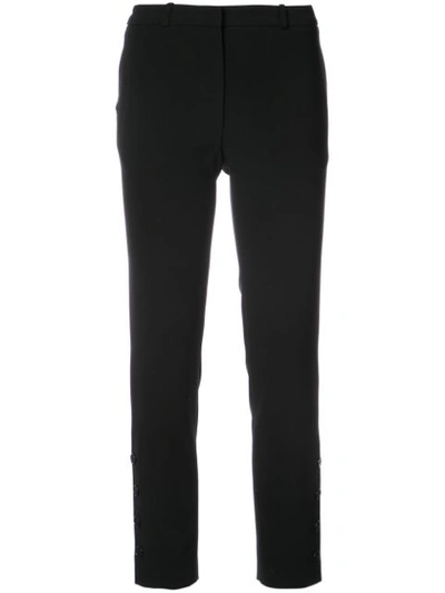 Altuzarra Tristan Mid-rise Slim-leg Cropped Trousers In Black