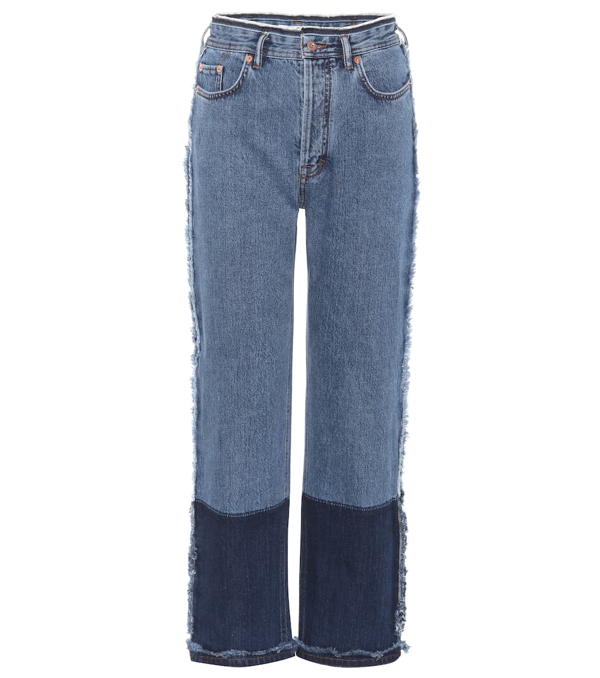 acne straight leg jeans