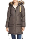 Parajumpers Long Bear Coat In Bush